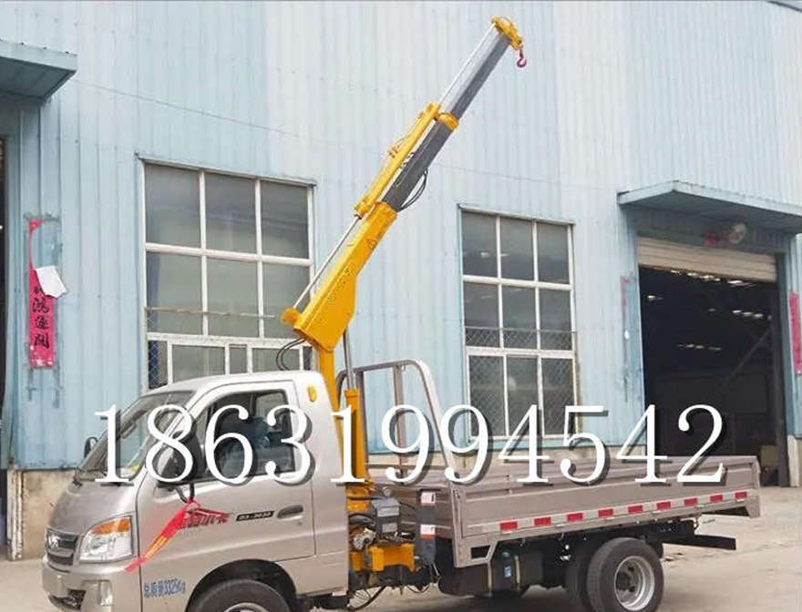 水城县车载吊机起重升降机仓库小型全电动液压吊机出租车载吊机自走可移动式出租
